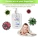 240ML Rinse-Free Antibacterial Hygienic Gel, Non-Rinse Hand Sanitizer Gel, Instant Hand Refreshing Gel,Hand Cleanser Gel Effective 99.99%, Light Moisturizing,For Kitchen/Bathroom/Office/School