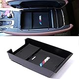 Scoorcar Center Armrest Storage Box for BMW X5 X6 F15 F16 Car-Styling 2014-2018 Phone Glove Tray with Mat Interior Accessories