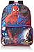 Marvel Boys' Spiderman Backpack with Lunch Window Pocket, Blue