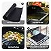 Babyltrl Grill Mat Set of 5, Non-Stick BBQ Grill & Baking Mats, FDA Approved, PFOA Free, Reusable and Easy to Clean BBQ Accessories for Gas, Charcoal, Electric Grills - Black