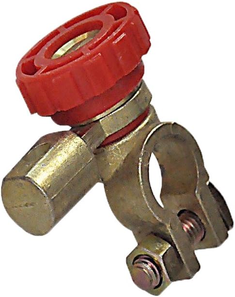ZINKODA 17mm Universal Car Battery Disconnect Switch Isolator Cut Off Switch (Red)