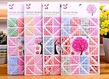 ONOR-Tech 160/ Pkg Self-adhesive Photo Corner Sticker for Diary, Album, Scrapbooking, Craft, 4 Color Sheet/Pkg (Style-1)