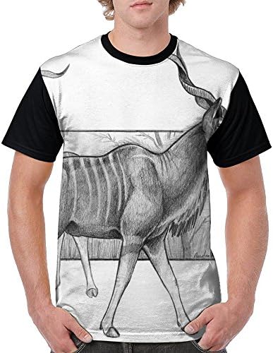 TX TX 2X Man's 100% Polyester T Shirts/Greater Kudu