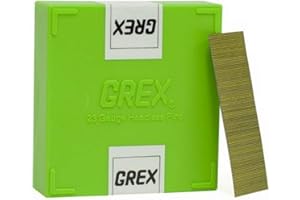 Grex P6/25L 1 in. 23 Ga. Headless pins, Galvanized, 10M/Bx