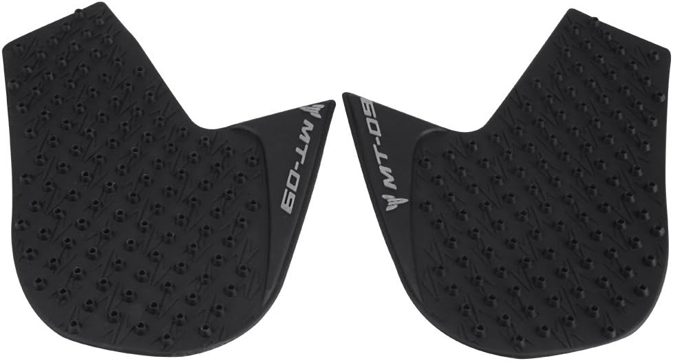 1 Pair Motorcycle Tank Side Traction Pad, Anti-Slip Gas Tank Traction Pad Knee Grip Sticker Decal for MT-09 FZ-09 2014-2016