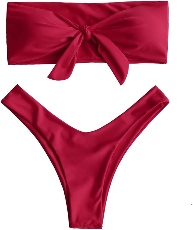 red bikini zaful