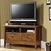 Corner Tv Stand Oak Entertainment Center Furniture Media Console Table Cabinet Wood