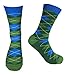 Modern Motif Men’s Power Socks, 5 Pairs Per Sock Gift Box, Funky Men’s Crew Socks, Colorful Patterned Socks for Men, Ideal Coworker, Dad, Boss, and College Graduation Gift, Jefe Collection