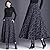 IDEALSANXUN Women’s A-line Print/Plaid Wool Long Pleated Skirt