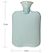 MKPCW Premium Classic Rubber Hot Water Bottle (Blue)