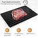 【Standard Size】 Rapid Thaw Defroster Tray - Belpink Fast Meat desfroting Plate | Quick Magical defroster Trays Miracle defrost Board for Frozen Foods - 100% Natural and Safe
