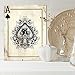 Barnyard Designs Ace of Spades Retro Vintage Metal Tin Bar Sign, Decorative Wall Art Plaque Farmhouse Country Home Decor Signage Accent, 10