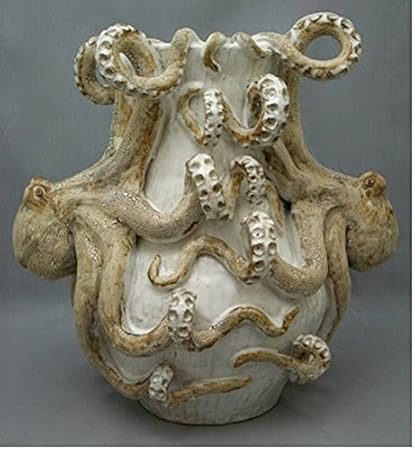 Shayne Greco Ceramics Ceramic Double Octopus Vase Amazon Co Uk