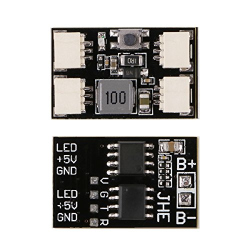 4pcs RGB LED Strip 5V LED Light Board Taillight WS2812 5050 7 Colors LED 6 LED Lamp Night Light with Driver Development Board for RC Drone FPV Racing Quadcopter