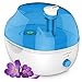 PurSteam 4L Ultrasonic Cool Mist Humidifier – Superior Humidifying Unit with Whisper-Quiet Operation and Automatic Shut-Off. Large Water Tank Allows Over 20 hrs of Operating Time