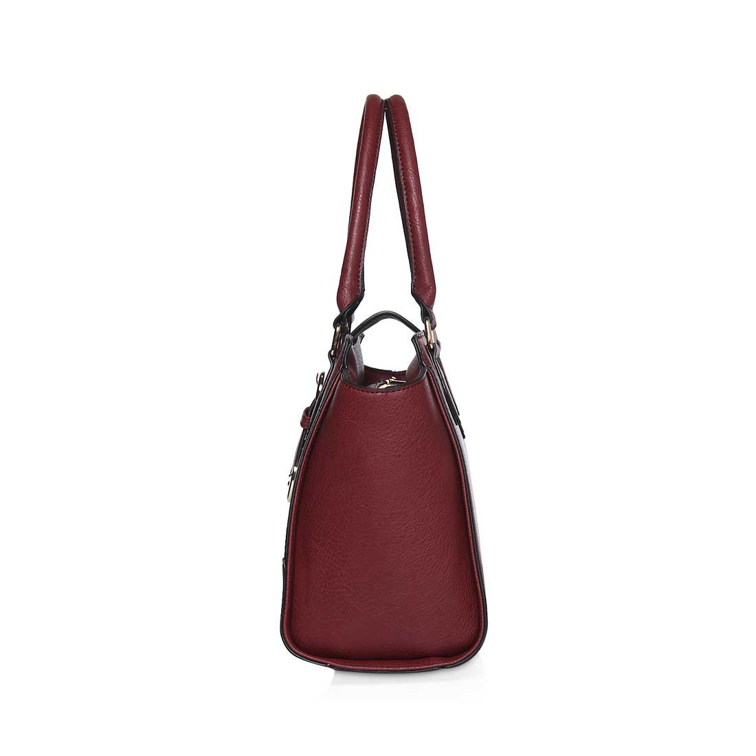 satyapaul women's satchel (marsala) ()