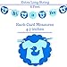 Boy Baby Shower Decorations For Boy - 33 Piece Kit Mommy To Be Sash IT'S A BOY Banner Theme Blue White Swirl Decor Tissue Paper Flower Pom Poms Swirlers Party Supplies Table Cloth Favors Balloons