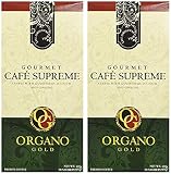 2 box Organo Gold Cafe Supreme 100% Certified Organic Gourmet Coffee