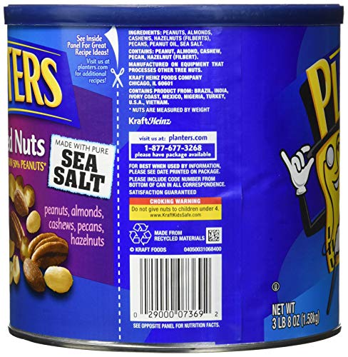 2 Planters+Mixed+Nuts+Regular+Ounce