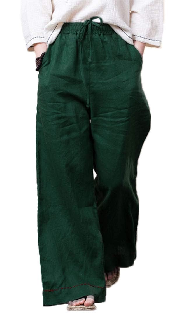 linen wide leg palazzo pants