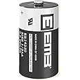 EEMB ER14250 Nonrechargeable 3.6V Lithium Battery LS14250 Li-SOCL₂ 1/2 AA Size 1200mAh High Capacity UL Certified Single-Use 3.6V Lithium Thionyl Chloride Battery DO NOT Charge Battery