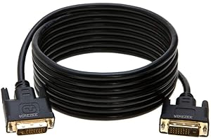 DVI-D Cable Dual Link DVI to DVI Male Wire 24+1 Pin 3ft 6ft 10ft 15ft 25ft (15FT)