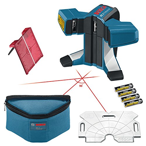 Bosch Professional GTL 3, 20 m Arbeitsbereich, IP 54 Staub- und Spritzwasserschutz, Ausrichtscheibe, Schutztasche, Laserzieltafel