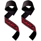 Emerge Grips #1 Lifting Straps with No-Slip Wrist Brace - A Fitness Company With Top Quality Gear - Workout Wrist Straps with Silicon Grip and Padded Protection - 100%