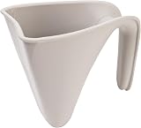 Shnuggle Bath Rinse Cup Taupe Baby Shampoo Rinsing Jug Soft Rim
