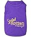 Parisian Pet Dog Cat Clothes Tee Shirts Embroidered T-Shirt Spoiled Rotten, L