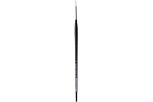 da Vinci Oil & Acrylic Series 7705 Impasto Paint Brush, Round Extra Stiff White Synthetic, Size 8