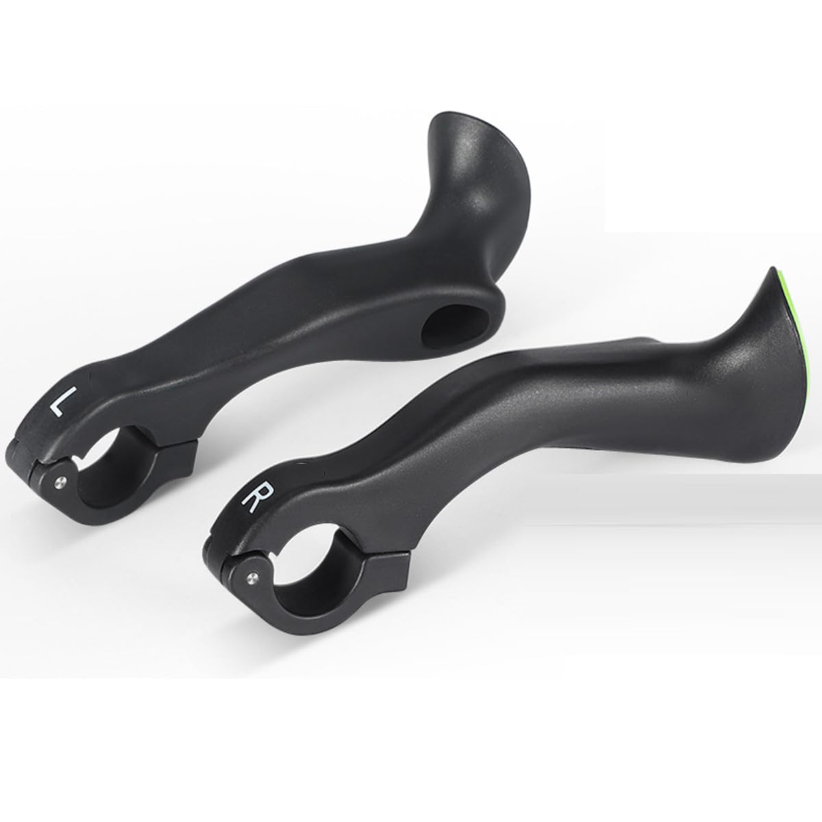 HOUSON Bicycle Bar End, Nylon Handlebar Ends Non-Slip Mountain Bike MTB Handlebar Horns for Adults 21.8mm-22.2mm