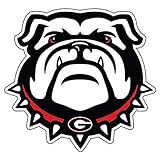 Georgia Bulldogs Decal NEW BULLDOG HEAD DECAL 6