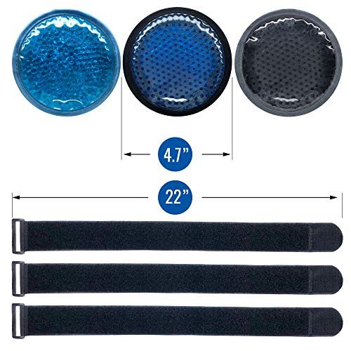 Climate pack 1Piece 5 inch diameter gel ice packs for injuries comes