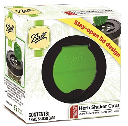 Click Here to See More Images Ball Herb Shakeer Lids 2 / Box 4 Oz Plastic