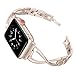 Secbolt Stainless Steel Band Compatible Apple Watch Band 38mm 40mm Women Iwatch Series 4, Series 3, Series 2 1 Accessories Metal Wristband X-Link Sport Strap
