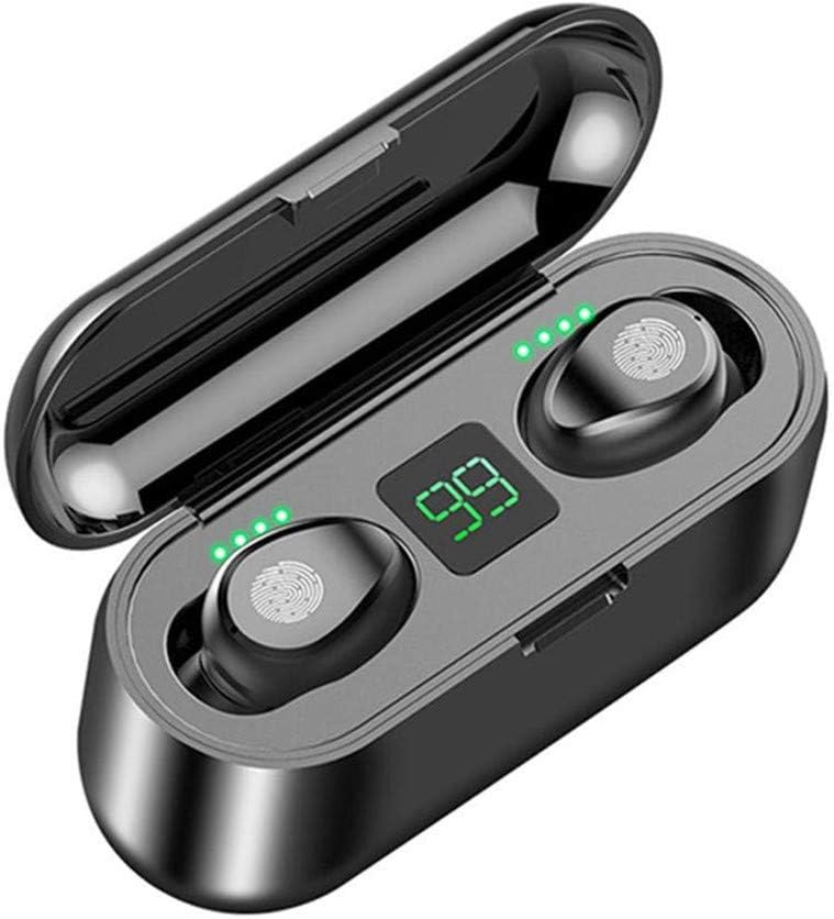 Wireless Bluetooth Headphones, 8D Stereo Earphone IPX5 Waterproof Bluetooth 5.0 Wireless Earbuds With Touch Digital Display, Automatic Boot Pairing Smart Bluetooth Headset