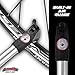 [Clearance Sale]MadBite Mini Bike Pump 120PSI Telescopic, Compact & Portable Bicycle Pump - With Gauge, BONUS 2 Tire Bars, 6-Piece Glueless Puncture Repair Kit, - Presta and Schrader Air Valves Pump