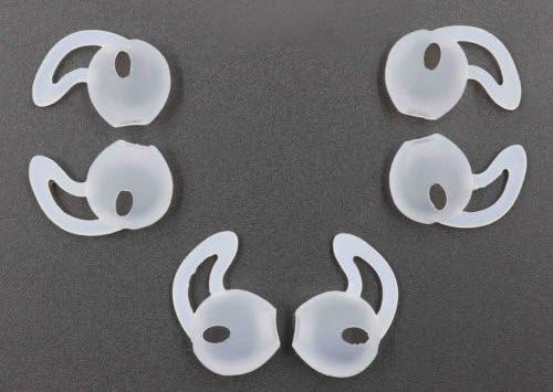 Wireless Earbuds Bluetooth Covers Hooks for Headphones Earbuds Set of 3 (Transparent)