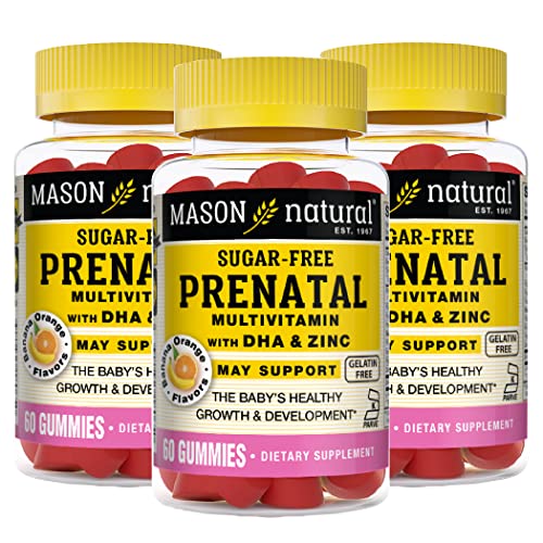 Mason Natural Sugar Free Prenatal Multivitamin With DHA & Zinc