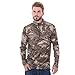 Realtree Men's Long Sleeve 1/4 Performance Shirt, Medium, Realtree Max XT Camouflage