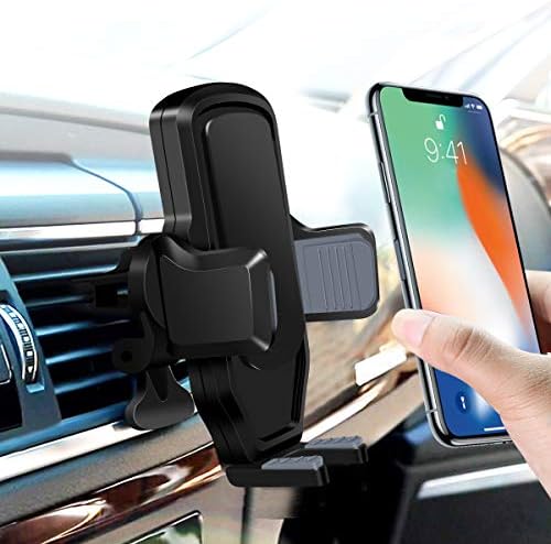 Zeuste Cell Phone Holder for Car Air Vent Phone Holder Car Mount Compatible with iPhone Xs MAX/XR/X/8/8Plus/7/7Plus/6s, Galaxy S10/S9/S8 Pixel and More