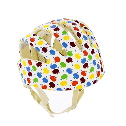 Qiorange Baby Children Infant Adjustable Safety Helmet Headguard Protective Harnesses Cap (Multicolor) - Thumbnail 3