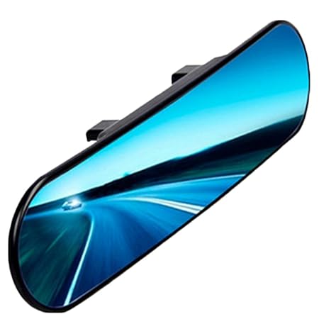 Milopon Panorama Rückspiegel Auto Innen-Rückspiegel Universal Innenspiegel Auto Pkw LKW Anti Blend Winkeleinstellung Rückspie