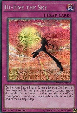 Yu-Gi-Oh! - Hi-Five the Sky (WSUP-EN030) - World Superstars - 1st Edition - Prismatic Secret Rare