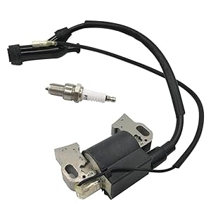 Ignition Coil Module and Spark Plug for Honda GX240 GX270 GX340 GX390 8HP 11HP 13HP Engine Lawn Mower Tractor