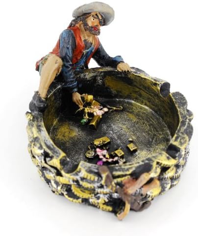 Cool Pirate Home Decorative Ashtray Ash Tray,free Shipping