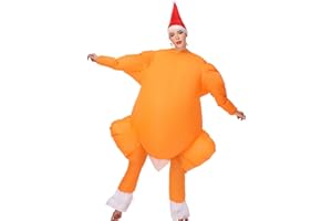 MROMT Inflatable Santa Claus Costume for men Xmas Santa Suit Blow Up Costume Adult Christmas Suit