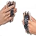 TFY Security Hand Strap with 360°Rotation Metal Ring Finger-Grip Holder & Stand for iPhone 17 Pro Max/Air / 17/16 / 15 Plus / 14 Pro / 13/12 / 11 / SE/Xs Max, Galaxy S24 / S23 / A55 and More