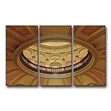 So Crazy Art 3 piece Brown Wall Art Painting Capitol Building Interior Sacramento California Pictures Prints On Canvas City The Picture Decor Oil For Home Modern Decoration Print